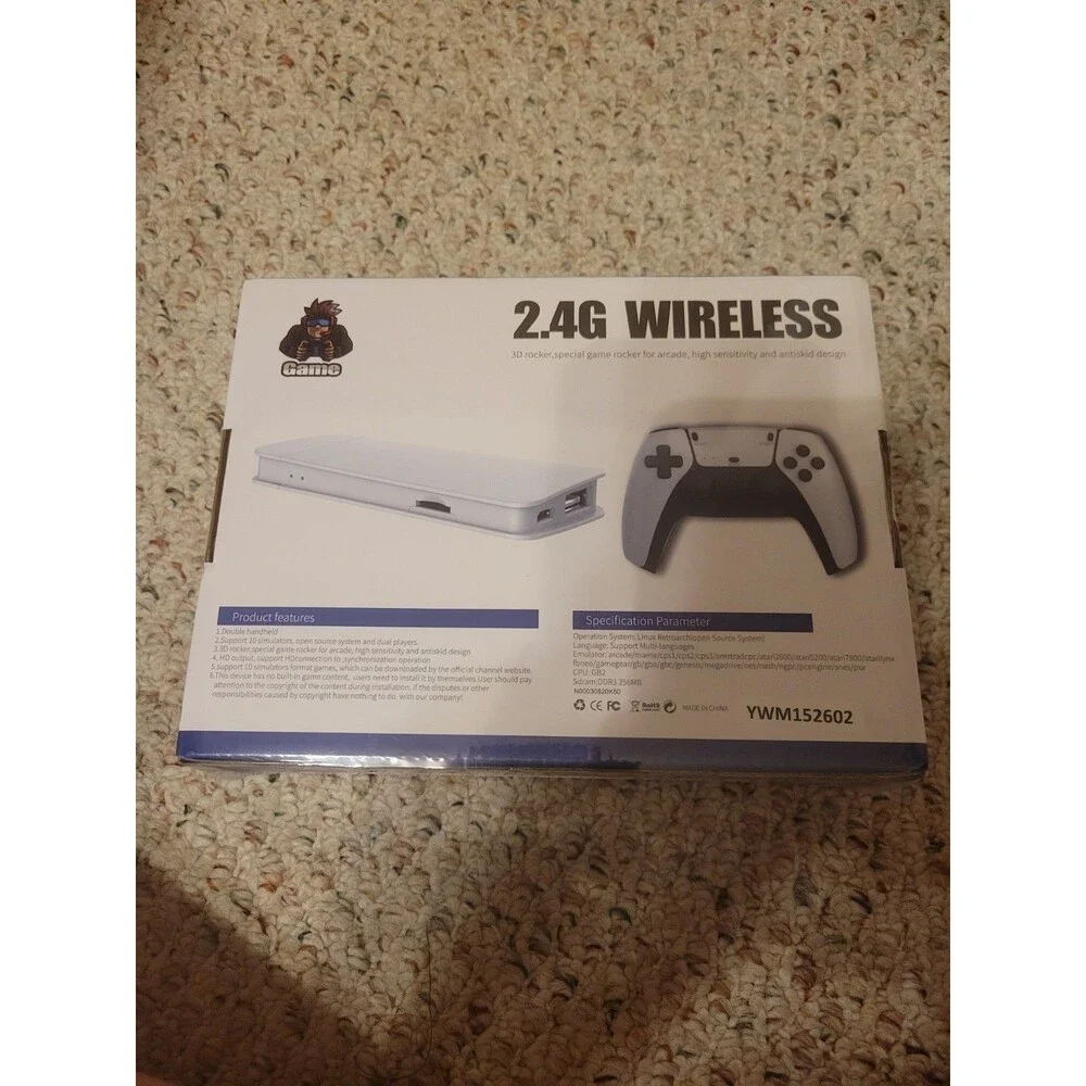 Share M15 Retro Games tickets 4k W/ 2.4 G Wireless Controllers NEW